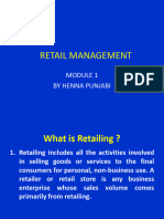 Retail m1 Pointers