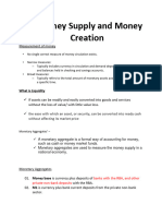 3 - Money Supply and Money Creation