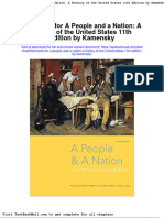 Test Bank For A People and A Nation A History of The United States 11th Edition by Kamensky