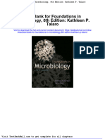 Test Bank For Foundations in Microbiology 8th Edition Kathleen P Talaro