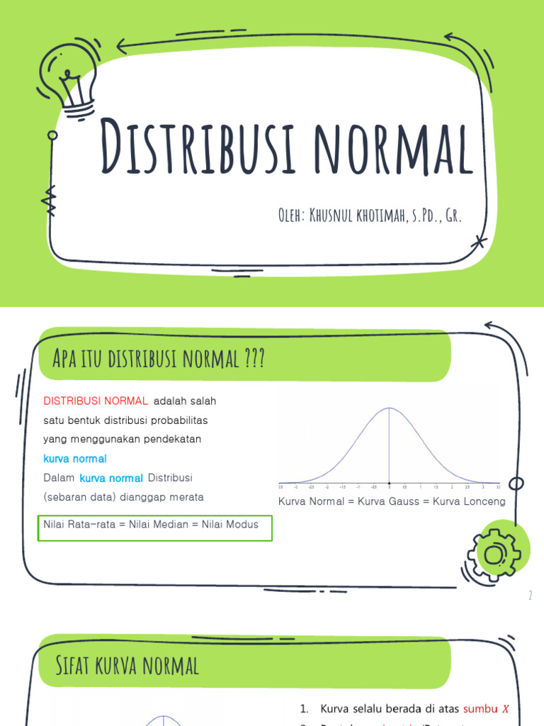 Pert. 1 - Distribusi Normal-Spg | PDF