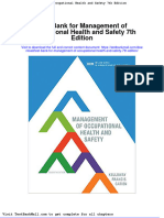 Test Bank For Management of Occupational Health and Safety 7th Edition