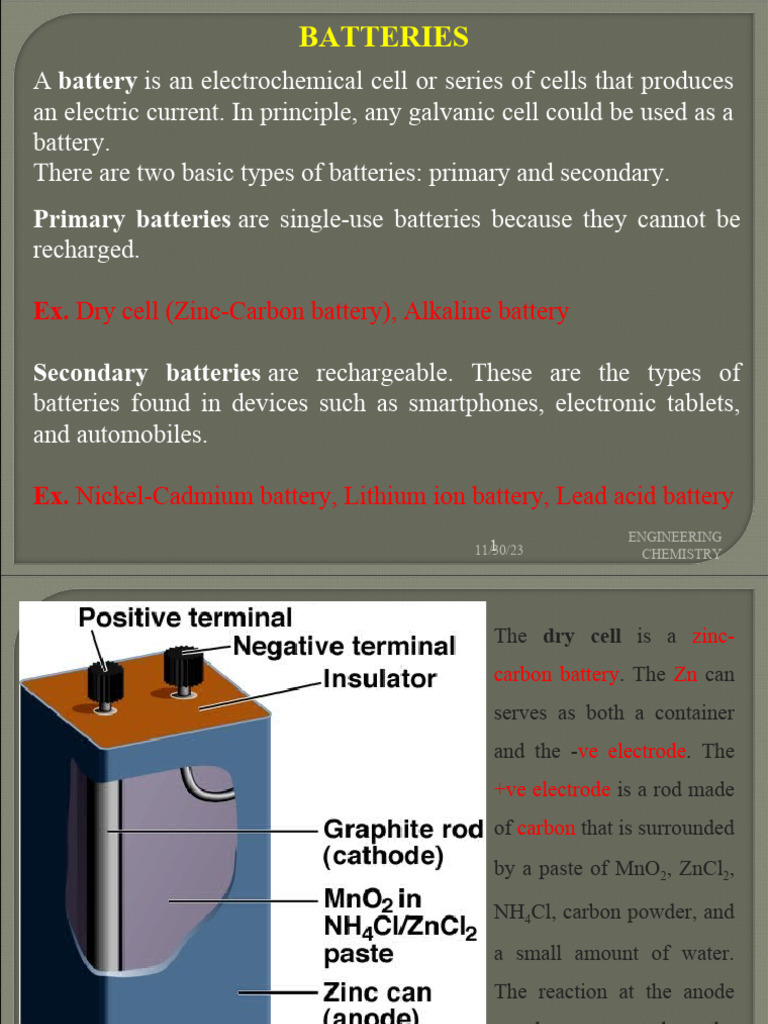 Batteries PDF Rechargeable Battery Lithium Ion Battery