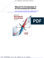 Solution Manual For Introduction To Managerial Accounting 8th Edition