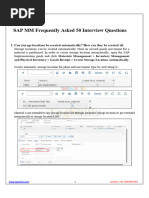 Sap Interview Question