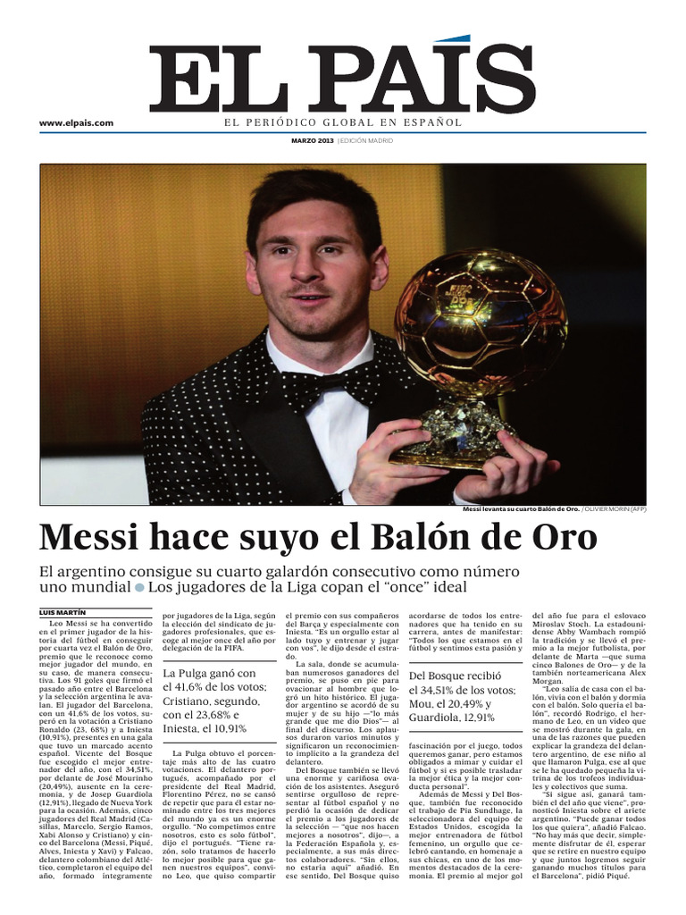 Messi THE GOAT | PDF | Lionel Messi | España