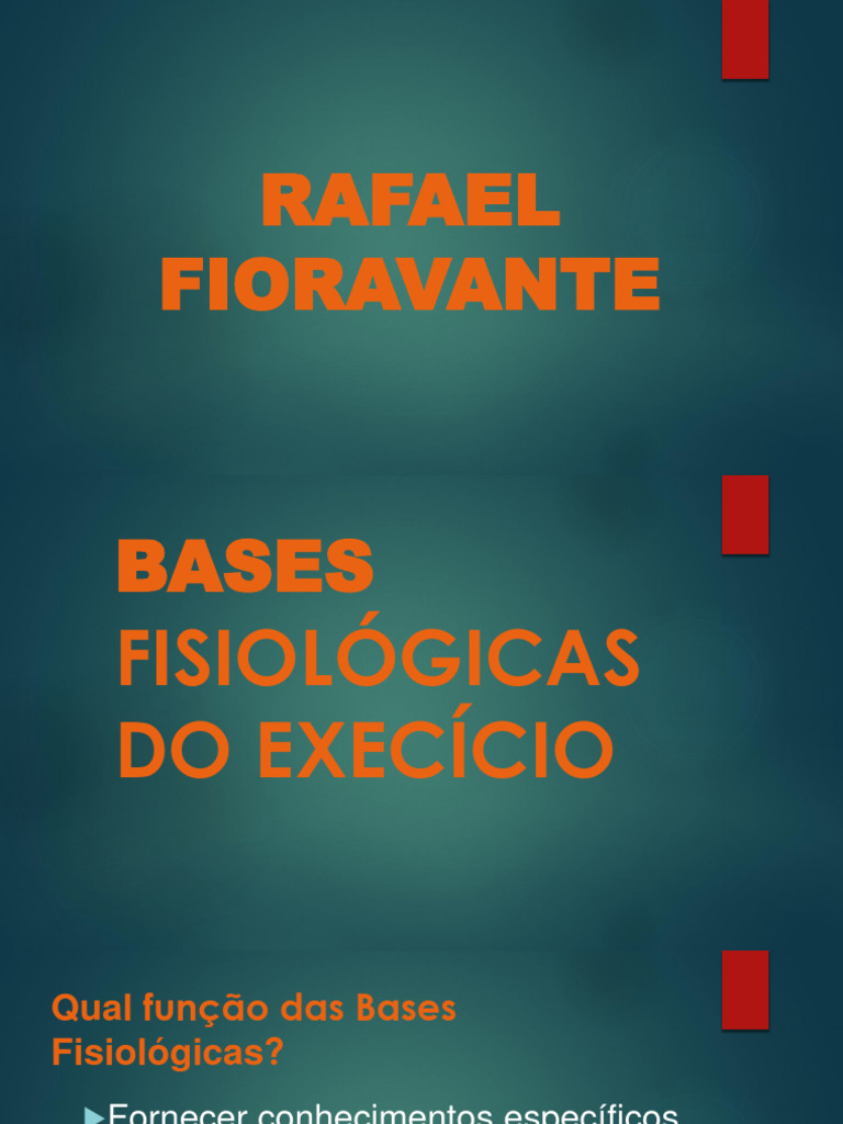 Princípios Fisiológicos do Exercício | PDF | Evolução