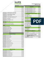 CY Recommended Retail Price List - 12mar19