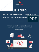 Le RGPD Pour Les Startups, Les PME, Les TPE Et Les Micro Entrepreneurs