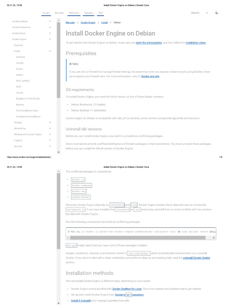 Install Docker Engine On Debian Bullseye