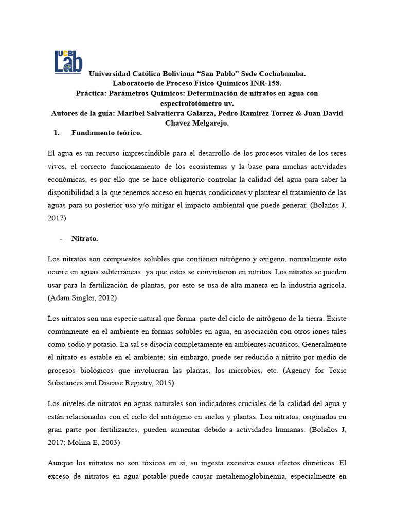 Todos Los Labos Descargar gratis PDF Filtración Agua