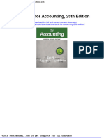 Test Bank For Accounting 25th Edition