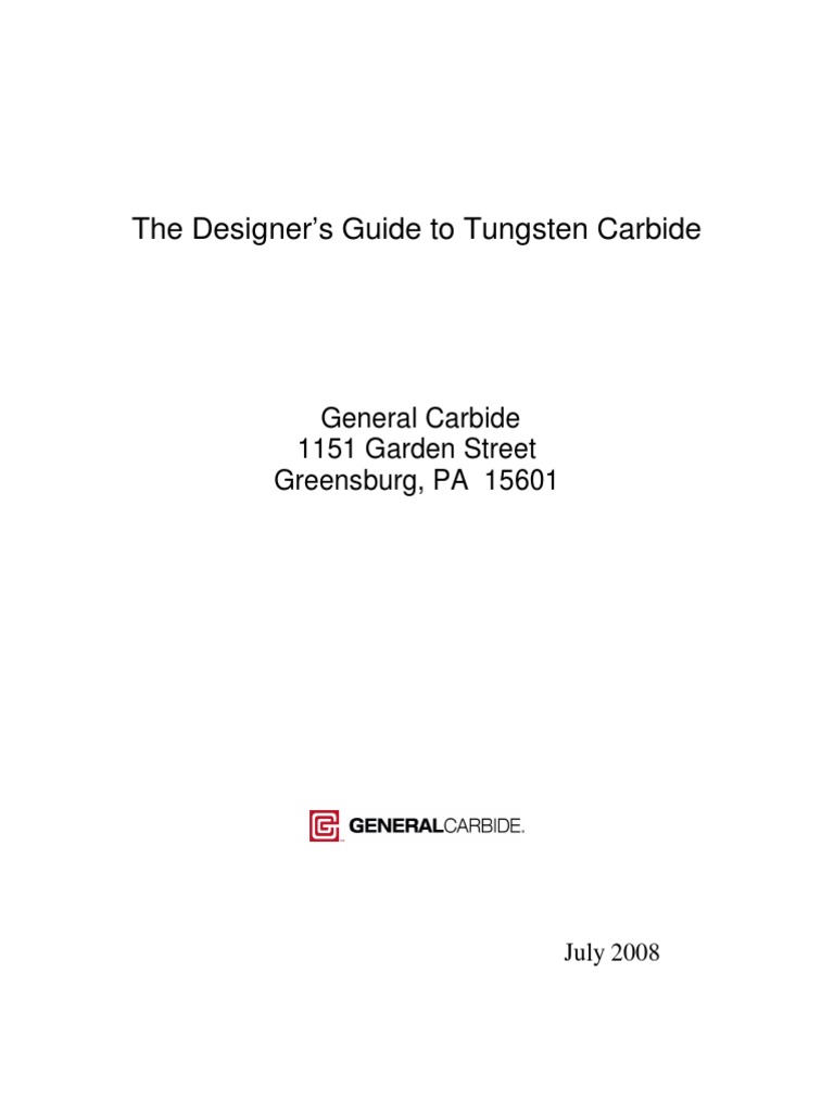 Carbide Design Handbook | PDF | Strength Of Materials | Fracture