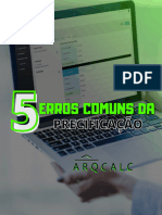 ArqCalc 5 ERROS COMUNS DA PRECIFICAÇÃO