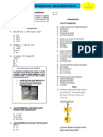 Evaluación de Conocimientos 5 Grado 8