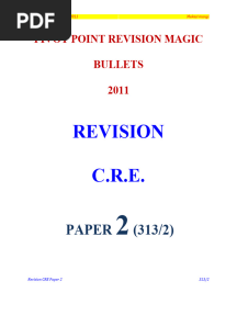 Cre Paper 2 Revision Booklet-1