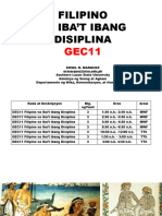 YUNIT 1 Filipino Bilang Wika at Larangan 2022 2023 Materyal PDF