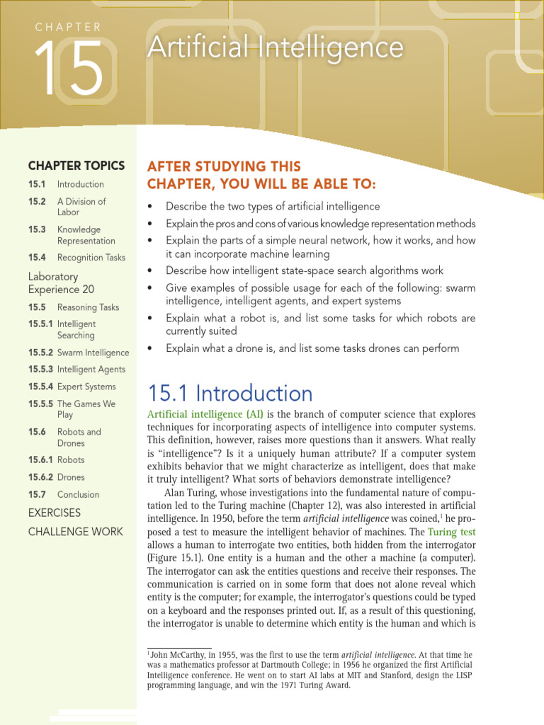 Artificial Intelligence | PDF | Artificial Neural Network | Artificial ...