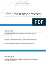 Produtos Transdermicos