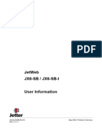 Jx6-Sb Bi 2111 User Information