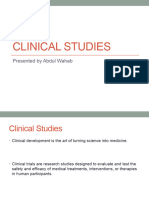 Clinical Studies