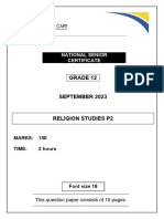 RELIGION STUDIES P2 QP SEPT 2023 - English