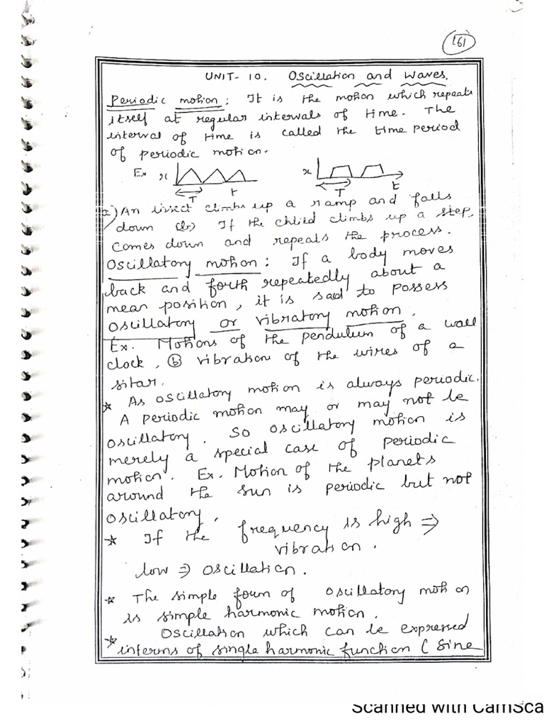 Oscillation and Waves | PDF