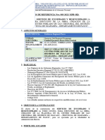 TDR #003 Servicio de Encofrado y Concreto de Alcantarilla Metalica