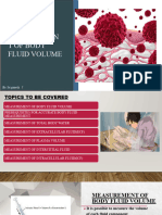 Measurements of Body Fluids