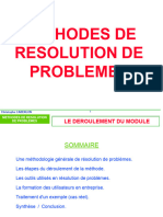 Cours Méthodes de Résolution Des Problèmes