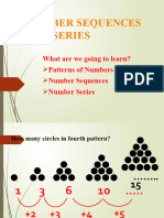 Number Sequences and Series Edited 19 Juli 2022