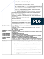 Matriz para Trabajos de Investigación (