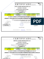 Certificados - Andamieros Finorde