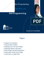 Meeting11 12 GUI Programming N