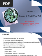 Chapter 1 - Internet & World Wide Web