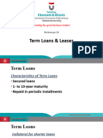 Loan and Leasing