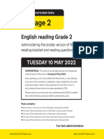 STA228456e 2022 Ks2 English Reading Administering Braille GD2 RB and RAB