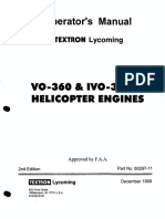 Operator's Manual: VO-360 & IVO-360 Helicopter Engines