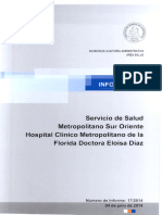 Informe Contraloria HOSPITAL DE LA FLORIDA