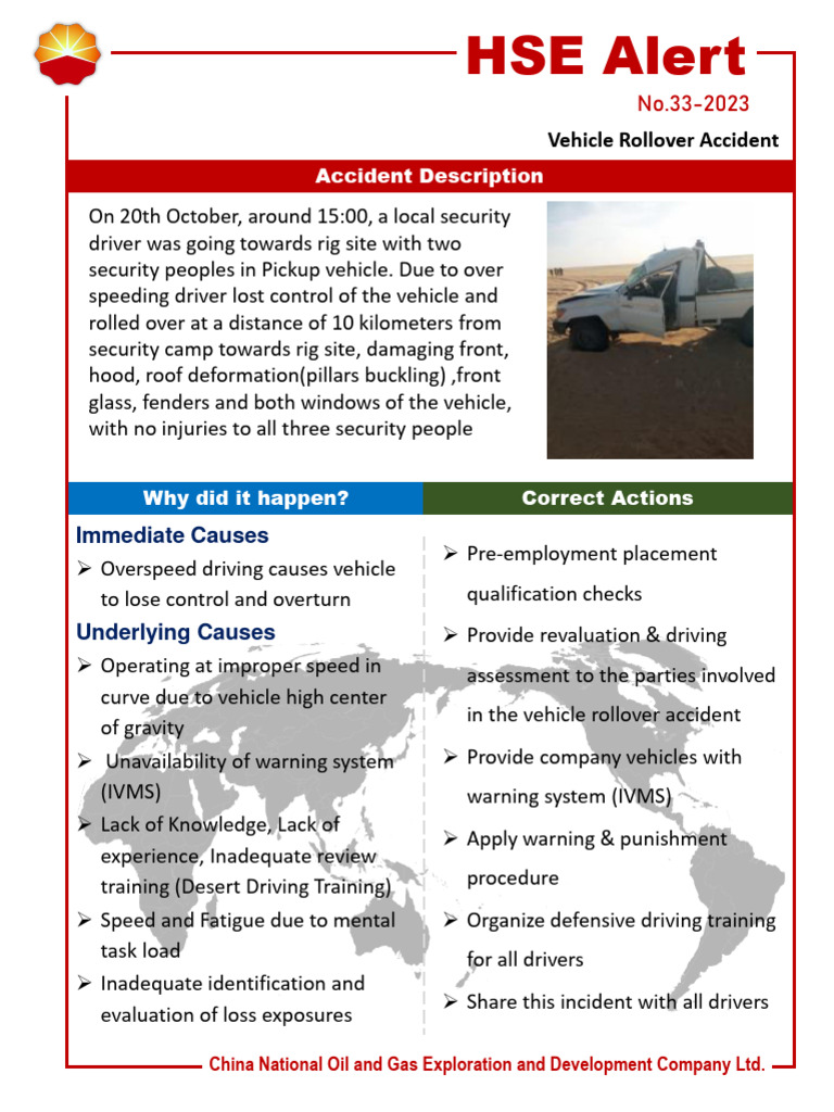 Safety Alert: Vehicle Rollover Risks | PDF