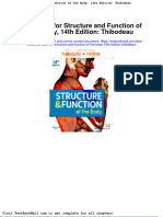Test Bank For Structure and Function of The Body 14th Edition Thibodeau
