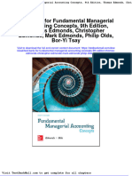 Test Bank For Fundamental Managerial Accounting Concepts 9th Edition Thomas Edmonds Christopher Edmonds Mark Edmonds Philip Olds Bor Yi Tsay