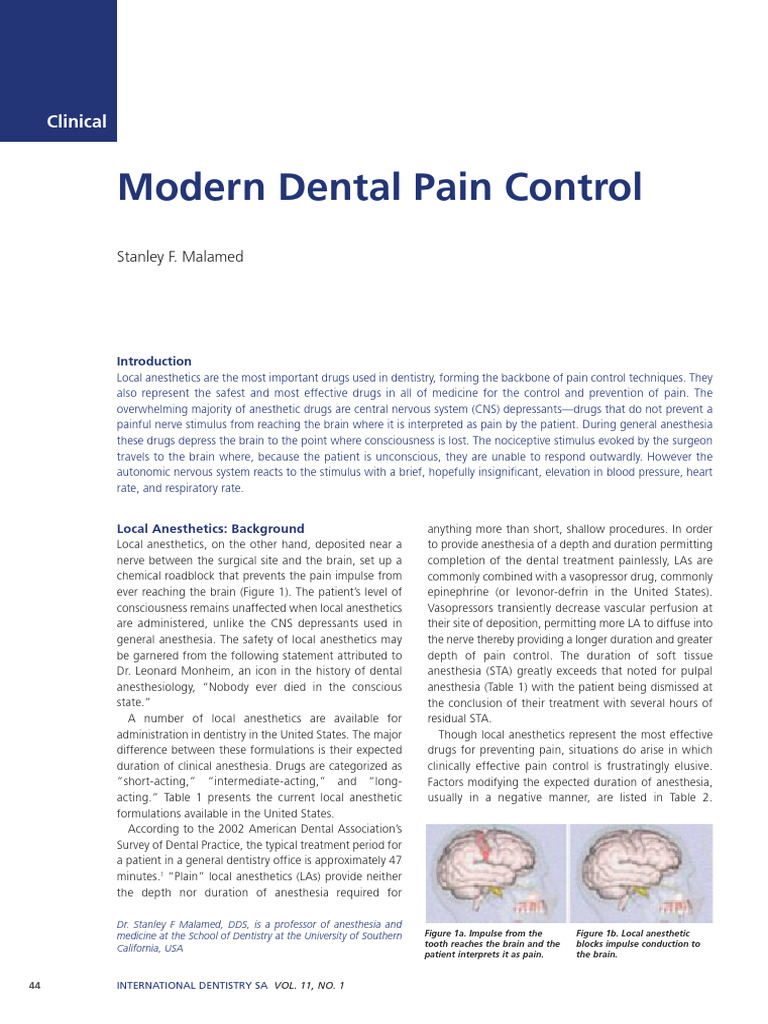 Malamed PDF Anesthesia Dentistry