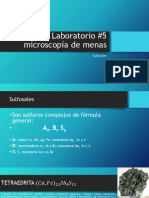 Lab 5. Sulfosales