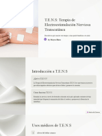 TENS Terapia de Electroestimulacion Nerviosa Transcutanea