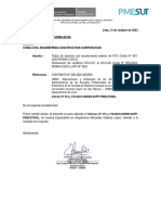 Carta #764-2023-GO-UNMS-ECHA Comunicacion Informes 314 y 316-2023 de La Arq. Mercedes