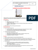 Drilling&Boring Machine Instruction