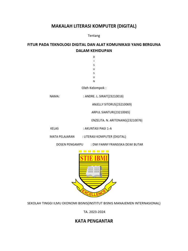 Dampak Teknologi Digital pada Semangat Juang | PDF | Komputer