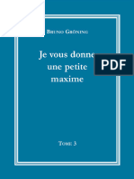 Je Vous Donne Une Petite Maxime (Tome 3) 32022 - FR (Original)