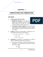 11 Maths Permutations and Combinations Notes Assignments